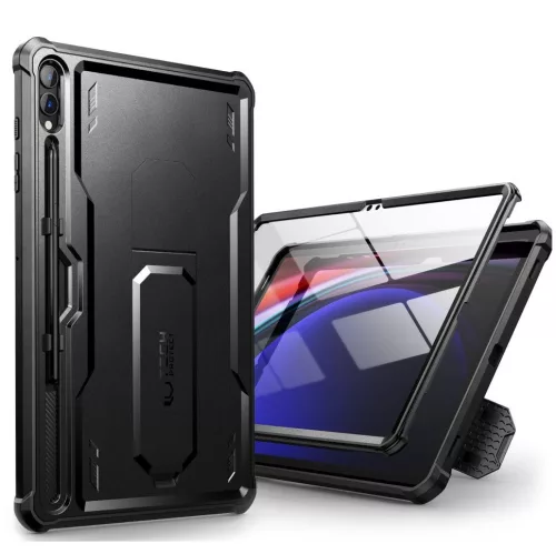 Tech-Protect Kevlar Pro Samsung Galaxy Tab S9+ / S10+ ütésálló tok, fekete