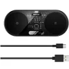 Baseus 2in1 vezeték nélküli töltő, digitális LED kijelzővel, Qi, USB-C-USB-A kábellel, 20W