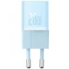 Baseus GaN5 Mini USB-C hálózati gyorstöltő adapter, 20W, kék