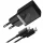 Baseus GaN5 Mini USB-C hálózati gyorstöltő adapter 30W, + USB-C-USB-C fonott kábel, 100W, fekete