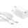 Baseus GaN5 Mini USB-C hálózati gyorstöltő adapter 25W, + USB-C-USB-C fonott kábel, 100W, fekete