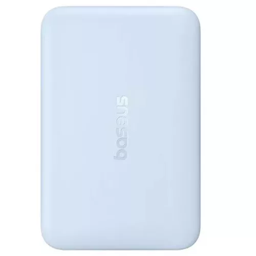 Baseus EnerFill FM11 vezeték nélküli Powerbank / külső akkumulátor + USB-C 30cm kábel, 10000mAh, 22,5W, kék