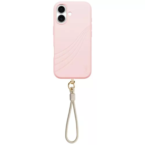 Uniq Coehl Serina Apple iPhone 17 MagSafe tok csukló pánttal, rózsaszín