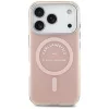 Karl Lagerfeld Liquid Glitter Choupette Logo Apple iPhone 17 Pro MagSafe kompatibilis hátlap tok, csillámos, rózsaszín