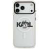 Karl Lagerfeld IML Karl Head Logo Apple iPhone 17 MagSafe kompatibilis hátlap tok, átlátszó