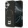 Karl Lagerfeld Choupette Pin Apple iPhone 17 MagSafe kompatibilis hátlap tok, fekete