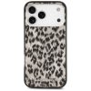 Karl Lagerfeld IML Leopard Pattern Apple iPhone 17 Pro Max MagSafe kompatibilis hátlap tok, leopárd minta, barna