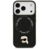 Karl Lagerfeld Karl Pin Apple iPhone 17 Pro Max MagSafe kompatibilis hátlap tok, fekete