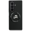 Karl Lagerfeld Karl&Choupette Logo Samsung Galaxy Z Fold 7 MagSafe kompatibilis hátlap tok, fekete