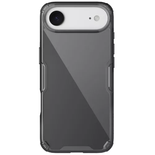 Nillkin Nature Pro Apple iPhone Air (2025) szilikon tok, átlátszó-fekete