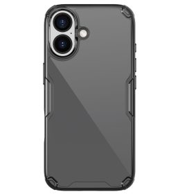   Nillkin Nature Pro Apple iPhone 17 szilikon tok, átlátszó-fekete