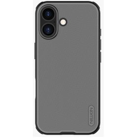   Nillkin Super Frosted PRO Apple iPhone 17 műanyag hátlap tok, átlátszó-fekete