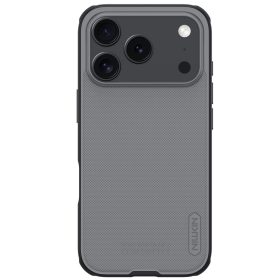   Nillkin Super Frosted PRO Apple iPhone 17 Pro műanyag hátlap tok, átlátszó-fekete