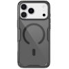 Nillkin Nature Pro Apple iPhone 17 Pro Max mágneses hátlap tok, átlátszó-fekete