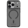 Nillkin CamShield Pro Magnetic Apple iPhone 17 Pro mágneses műanyag hátlap tok, átlátszó-fekete
