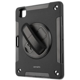   4smarts Rugged Apple iPad Air 11" 2024 / 2025 / Pro 11" 2021 / 2020 strapabíró, ütésálló tablet tok, fekete