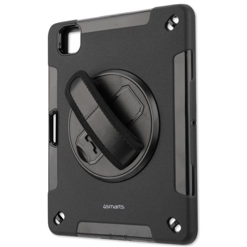 4smarts Rugged Apple iPad Air 11" 2024 / 2025 / Pro 11" 2021 / 2020 strapabíró, ütésálló tablet tok, fekete