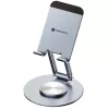 Forcell F-Grip Fold Stand 3 360 állítható / dönthető / összecsukható asztali tablet tartó, szürke