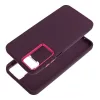 Frame Xiaomi Redmi 15C 4G / 15C 5G közepesen ütésálló tok kameravédő kerettel, lila