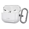 Tech-Protect Flexair AirPods Pro 3 tok karabinerrel, átlátszó