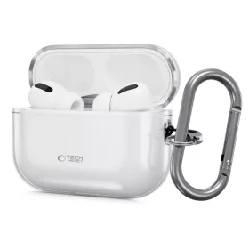   Tech-Protect Flexair AirPods Pro 3 tok karabinerrel, átlátszó