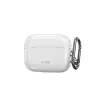 Tech-Protect Flexair AirPods Pro 3 tok karabinerrel, átlátszó