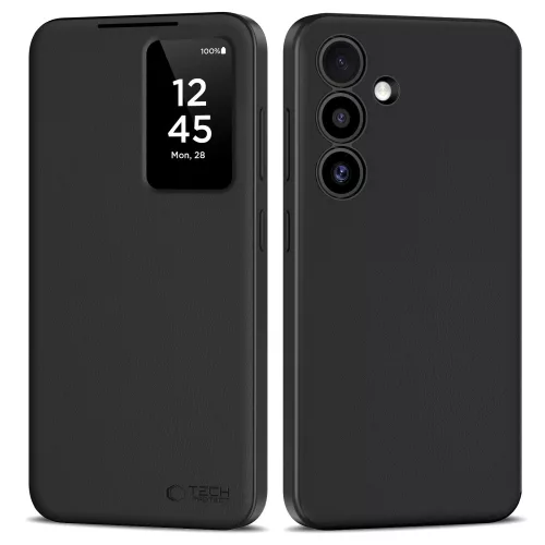 Tech-Protect Smart Wallet Samsung Galaxy S24 flip / kinyitható tok, fekete