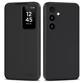   Tech-Protect Smart Wallet Samsung Galaxy S25 FE flip / kinyitható tok, fekete