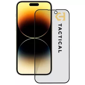   Tactical Glass Shield Privacy Stealth 5D Apple iPhone 14 Pro betekintésgátló kijelzővédő üvegfólia, fekete