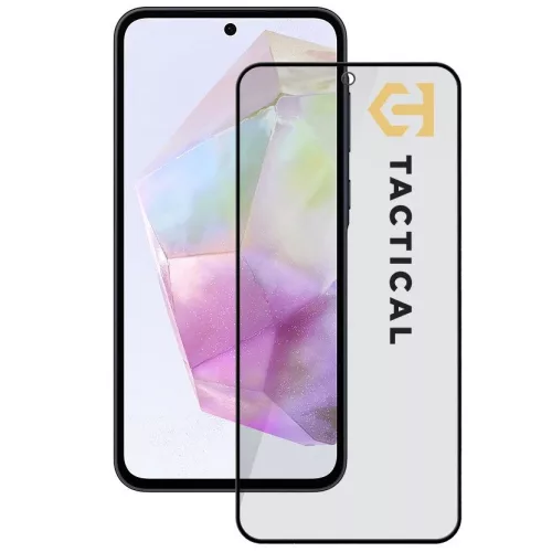 Tactical Glass Shield Privacy Stealth 5D Samsung Galaxy A35 betekintésgátló kijelzővédő üvegfólia, fekete