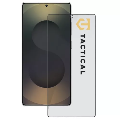 Tactical Glass Shield Privacy Stealth 5D Samsung Galaxy S25 Ultra betekintésgátló kijelzővédő üvegfólia, fekete