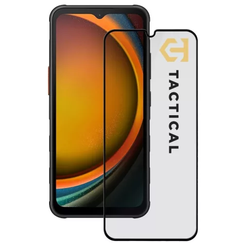 Tactical Glass Shield Privacy Stealth 5D Samsung Galaxy Xcover 7 betekintésgátló kijelzővédő üvegfólia, fekete