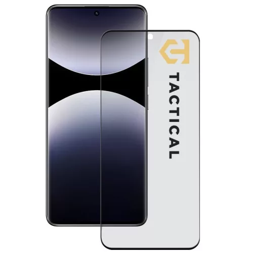 Tactical Glass Shield Privacy Stealth 5D Xiaomi Redmi Note 14 Pro 4G / 5G / Poco X7 5G betekintésgátló kijelzővédő üvegfólia, fekete