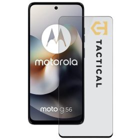   Tactical Glass Shield 5D Motorola G56 kijelzővédő üvegfólia, fekete