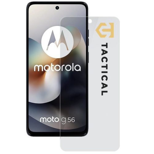 Tactical Glass Shield 2.5D Motorola G56 kijelzővédő üvegfólia, átlátszó
