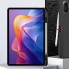 Tech-Protect SC Pen Xiaomi Redmi Pad 2 11" oldalra nyíló, kitámasztható mappa tok ceruza tartóval, fekete