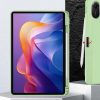 Tech-Protect SC Pen Xiaomi Redmi Pad 2 11" oldalra nyíló, kitámasztható mappa tok ceruza tartóval, matcha zöld