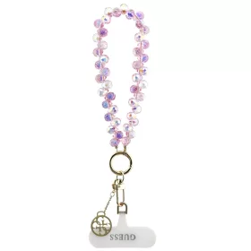   Guess Universal Wrist Strap Crystals 4G Charm csukló pánt, rózsaszín