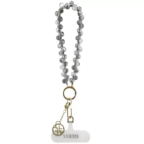 Guess Universal Wrist Strap Crystals 4G Charm csukló pánt, fekete