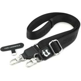   Karl Lagerfeld Universal Crossbody Strap Choupette Patch univerzális nyak / vállpánt, fekete