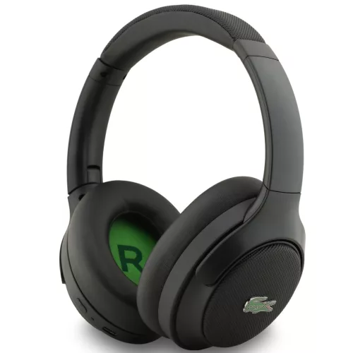 Lacoste Petit Pique ANC/ENC Wireless vezeték nélküli fejhallgató aktív zajszűréssel, fekete