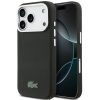 Lacoste Iconic Petit Pique Metal Logo Apple iPhone 17 Pro MagSafe tok kameravédő peremmel, fekete
