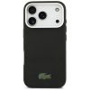 Lacoste Iconic Petit Pique Metal Logo Apple iPhone 17 Pro MagSafe tok kameravédő peremmel, fekete