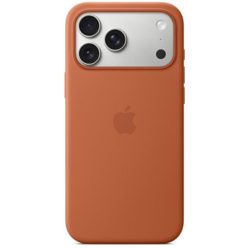 Apple iPhone 17 Pro gyári szilikon tok, MagSafe, terrakotta