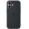 Apple iPhone 17 gyári szilikon tok, MagSafe, fekete