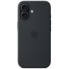 Apple iPhone 17 gyári szilikon tok, MagSafe, fekete