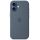 Apple iPhone 17 gyári szilikon tok, MagSafe, acélkék