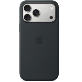 Apple iPhone 17 Pro gyári szilikon tok, MagSafe, fekete