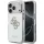 Guess PC/TPU Mirror 4G Glitter Logo Apple iPhone 17 Pro csillámos hátlap tok kameravédő peremmel, MagSafe, arany