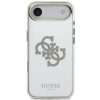 Guess PC/TPU Mirror 4G Glitter Logo Apple iPhone Air (2025) csillámos hátlap tok kameravédő peremmel, MagSafe, arany